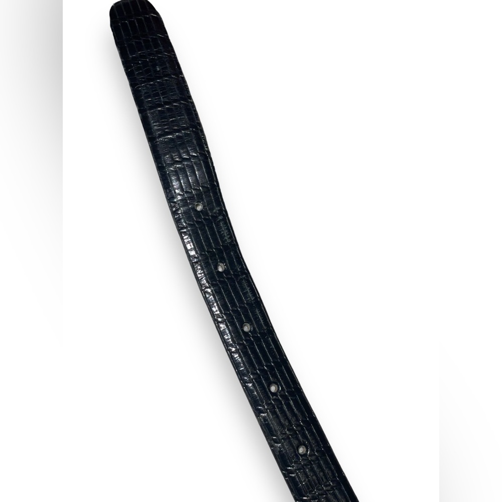 Calvin Klein black rectangular buckle belt s - Picture 8 of 8